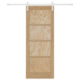 Puerta Deslizante de  con Juego de Herrajes 78x202 cm de Madera Sólida de Pino | Foro24.es | Tu tienda online para hogar, jardín y más Foro24.es