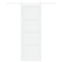 Puerta Deslizante  con Juego de Accesorios Blanca 78x211 cm Madera Maciza de Pino | Foro24.es | Tu tienda online para hogar, jardín y más Foro24.es
