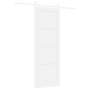 Puerta Deslizante  con Juego de Accesorios Blanca 78x211 cm Madera Maciza de Pino | Foro24.es | Tu tienda online para hogar, jardín y más Foro24.es