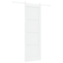 Puerta Deslizante  con Set de Herrajes Blanca 78x232 cm Madera Sólida Pino | Foro24.es | Tu tienda online para hogar, jardín y más Foro24.es
