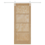 Puerta Deslizante  con herrajes 83x202 cm de madera de pino sólida | Foro24.es | Tu tienda online para hogar, jardín y más Foro24.es