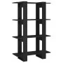 Bookshelf / room divider black 80x30x123.5 cm by vidaXL, Bookcases and shelves - Ref: Foro24-811575, Price: 49,39 €, Discount: %