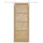 Puerta deslizante  con set de herrajes 83x211 cm de madera de pino maciza | Foro24.es | Tu tienda online para hogar, jardín y más Foro24.es