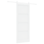 Puerta Deslizante  con Kit de Hardware Blanca 83x211 cm Madera de Pino | Foro24.es | Tu tienda online para hogar, jardín y más Foro24.es
