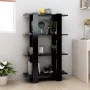 Bookshelf / room divider black 80x30x123.5 cm by vidaXL, Bookcases and shelves - Ref: Foro24-811575, Price: 49,39 €, Discount: %
