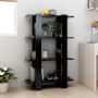 Bücherregal/Raumteiler schwarz 80x30x123,5 cm von vidaXL, Bücherregale und Regale - Ref: Foro24-811575, Preis: 49,94 €, Rabat...