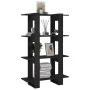 Bookshelf / room divider black 80x30x123.5 cm by vidaXL, Bookcases and shelves - Ref: Foro24-811575, Price: 49,39 €, Discount: %