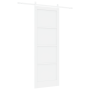 Puerta Deslizante con Juego de Herrajes Blanca 83x232 cm Madera Maciza de Pino | Foro24.es | Tu tienda online para hogar, jardín y más Foro24.es