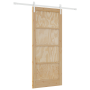 Puerta Deslizante  con Juego de Herrajes de 86x198.5 cm de Madera Sólida de Pino | Foro24.es | Tu tienda online para hogar, jardín y más Foro24.es
