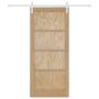 Puerta Deslizante  con Juego de Herrajes de 86x198.5 cm de Madera Sólida de Pino | Foro24.es | Tu tienda online para hogar, jardín y más Foro24.es