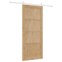 Puerta Deslizante  con Juego de Herrajes de 86x198.5 cm de Madera Sólida de Pino | Foro24.es | Tu tienda online para hogar, jardín y más Foro24.es