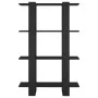 Bookshelf / room divider black 80x30x123.5 cm by vidaXL, Bookcases and shelves - Ref: Foro24-811575, Price: 49,39 €, Discount: %