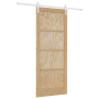 Puerta Deslizante Set de 2 Natural y blanca Madera maciza de Pino | Foro24.es | Tu tienda online para hogar, jardín y más Foro24.es