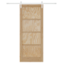 Puerta Deslizante Set de 2 Natural y blanca Madera maciza de Pino | Foro24.es | Tu tienda online para hogar, jardín y más Foro24.es