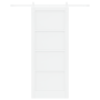 Puerta deslizante  con accesorios blanca 86x211 cm de pino macizo | Foro24.es | Tu tienda online para hogar, jardín y más Foro24.es