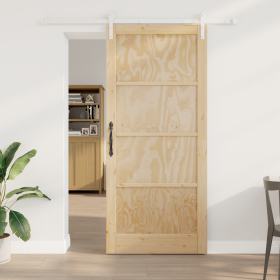 Puerta Deslizante con Juego de Hardware 93x211 cm