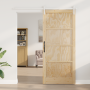 Puerta Deslizante  con Juego de Hardware 93x211 cm de Madera Maciza de Pino | Foro24.es | Tu tienda online para hogar, jardín y más Foro24.es