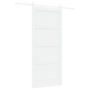 Puerta Corredera  con Herrajes Blancos 93x211 cm Madera Sólida de Pino | Foro24.es | Tu tienda online para hogar, jardín y más Foro24.es
