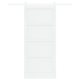 Puerta Corredera  con Herrajes Blancos 93x211 cm Madera Sólida de Pino | Foro24.es | Tu tienda online para hogar, jardín y más Foro24.es