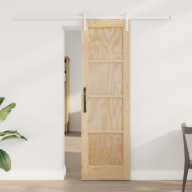 Puerta Deslizante con Juego de Herrajes 61x198.5