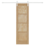 Puerta Deslizante con Juego de Herrajes 61x198.5 cm Madera Sólida Pino | Foro24.es | Tu tienda online para hogar, jardín y más Foro24.es