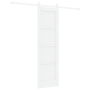 Puerta Deslizante  con Accesorios Blanca 61x198.5 cm Madera Maciza de Pino | Foro24.es | Tu tienda online para hogar, jardín y más Foro24.es