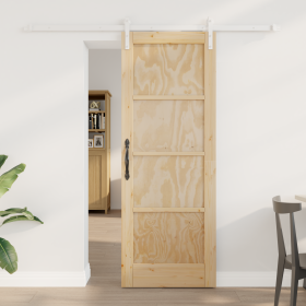 Puerta Corredera con Juego de Herrajes 73.5x198.5