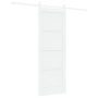 Puerta Deslizante  con Juego de Accesorios Blanca 73.5x198.5 cm de Madera Maciza de Pino | Foro24.es | Tu tienda online para hogar, jardín y más Foro24.es
