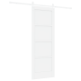 Puerta Deslizante  con Juego de Accesorios Blanca 73.5x198.5 cm de Madera Maciza de Pino | Foro24.es | Tu tienda online para hogar, jardín y más Foro24.es