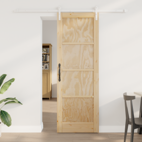 Puerta Deslizante con Juego de Hardware 73.5x211