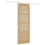 Puerta Deslizante  con Juego de Hardware 73.5x211 cm Madera Maciza de Pino | Foro24.es | Tu tienda online para hogar, jardín y más Foro24.es