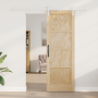 Puerta Deslizante  con Juego de Hardware 73.5x211 cm Madera Maciza de Pino | Foro24.es | Tu tienda online para hogar, jardín y más Foro24.es