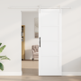Puerta Deslizante  con Juego de Hardware Blanca 73.5x211 cm Madera Maciza de Pino | Foro24.es | Tu tienda online para hogar, jardín y más Foro24.es