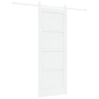 Puerta Corrediza  con Juego de Herrajes Blanca 78x202 cm de Madera Maciza de Pino | Foro24.es | Tu tienda online para hogar, jardín y más Foro24.es