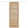 Puerta Deslizante  con Juego de Herrajes 78x211 cm de Madera Maciza de Pino | Foro24.es | Tu tienda online para hogar, jardín y más Foro24.es