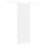 Puerta corredera  blanca con herrajes 78x211 cm de pino macizo | Foro24.es | Tu tienda online para hogar, jardín y más Foro24.es