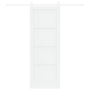 Puerta corredera  blanca con herrajes 78x211 cm de pino macizo | Foro24.es | Tu tienda online para hogar, jardín y más Foro24.es