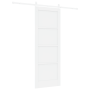 Puerta corredera  blanca con herrajes 78x211 cm de pino macizo | Foro24.es | Tu tienda online para hogar, jardín y más Foro24.es