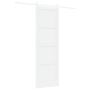 Puerta Deslizante  con Juego de Herrajes Blanca 78x232 cm Madera Maciza de Pino | Foro24.es | Tu tienda online para hogar, jardín y más Foro24.es