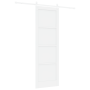 Puerta Deslizante  con Juego de Herrajes Blanca 78x232 cm Madera Maciza de Pino | Foro24.es | Tu tienda online para hogar, jardín y más Foro24.es