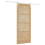 Puerta Deslizante con Juego de Herrajes 83x202 cm Madera Sólida de Pino | Foro24.es | Tu tienda online para hogar, jardín y más Foro24.es