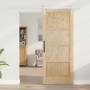 Puerta Deslizante con Juego de Herrajes 83x202 cm Madera Sólida de Pino | Foro24.es | Tu tienda online para hogar, jardín y más Foro24.es