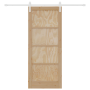 Puerta Deslizante con Juego de Herrajes 83x202 cm Madera Sólida de Pino | Foro24.es | Tu tienda online para hogar, jardín y más Foro24.es