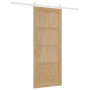 Puerta Deslizante con Juego de Herrajes 83x202 cm Madera Sólida de Pino | Foro24.es | Tu tienda online para hogar, jardín y más Foro24.es