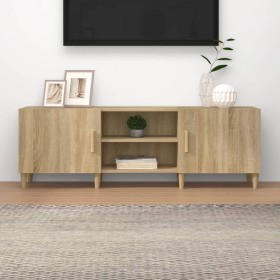 Sonoma oak plywood TV cabinet 150x30x50 cm by vidaXL, TV Furniture - Ref: Foro24-812621, Price: 117,55 €, Discount: %