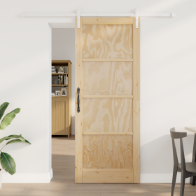 Puerta Corredera con Set de Herrajes 83x211 cm