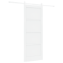 Puerta Deslizante  con Hardware Blanca 83x211 cm Madera Maciza de Pino | Foro24.es | Tu tienda online para hogar, jardín y más Foro24.es