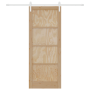 Puerta Corredera  con Set de Herrajes 83x211 cm Madera Sólida Pino | Foro24.es | Tu tienda online para hogar, jardín y más Foro24.es