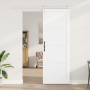 Puerta Deslizante  con Juego de Hardware Blanca 83x232 cm Madera Maciza de Pino | Foro24.es | Tu tienda online para hogar, jardín y más Foro24.es
