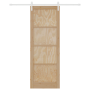 Puerta Deslizante con Juego de Herrajes 83x232 cm de Madera Maciza de Pino | Foro24.es | Tu tienda online para hogar, jardín y más Foro24.es